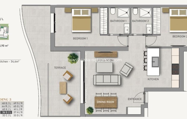 New Build - Apartment / flat - Guardamar del Segura - El Raso