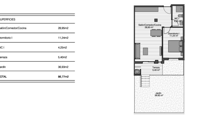 Resale - Apartment / flat - San Miguel de Salinas - Inland