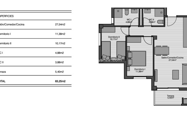 Herverkoop - Appartement / flat - San Miguel de Salinas - Inland