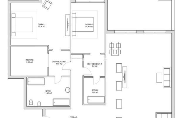 Resale - Apartment / flat - Orihuela Costa - Campoamor