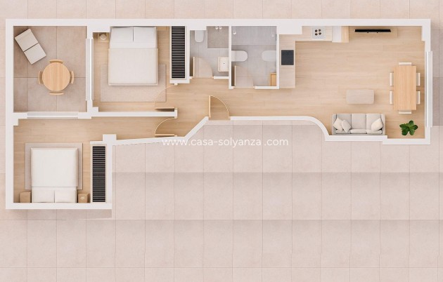 Resale - Apartment / flat - Alicante - Carolinas Bajas