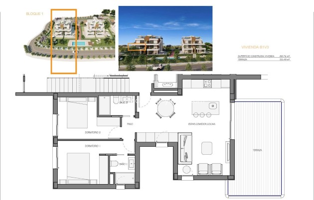 New Build - Apartment / flat - Fuente Alamo - Hacienda del Alamo