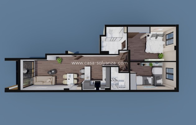 Revente - Appartement - Pilar de la Horadada - Centro