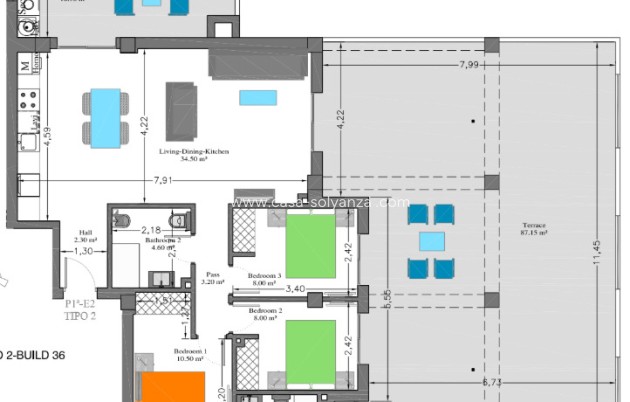 Revente - Appartement - Dehesa De Campoamor - Las Filipinas