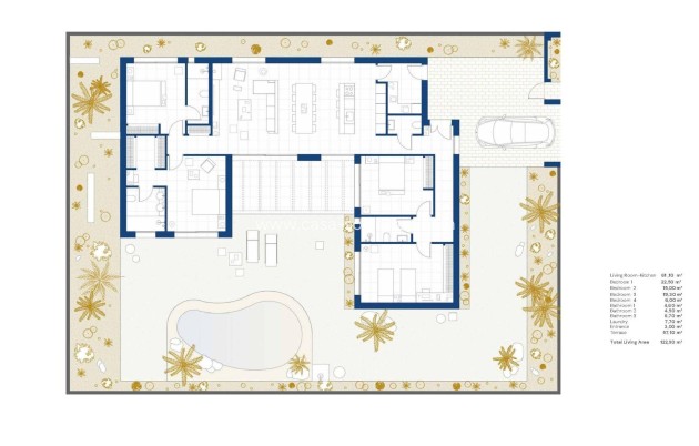 Nouvelle construction - Villa - Banos y Mendigo - Altaona Golf