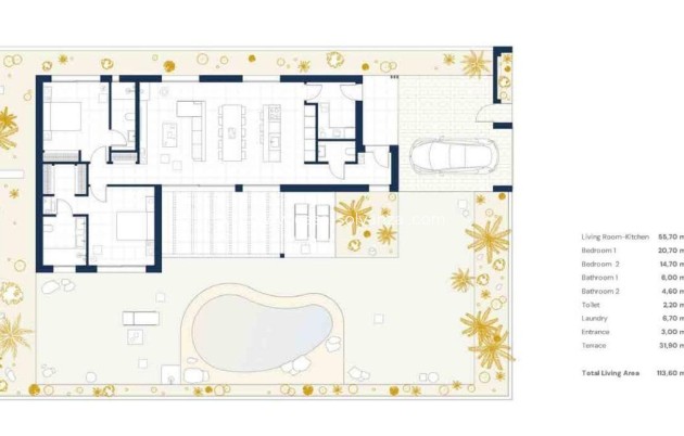 Nouvelle construction - Villa - Banos y Mendigo - Altaona Golf