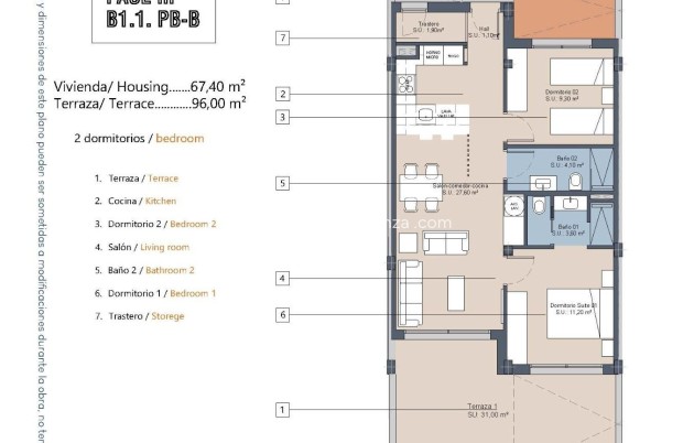 New Build - Apartment / flat - Los Alcázares - La Serena Golf
