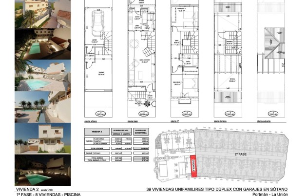 Obra nueva - Adosado - La Union - centro