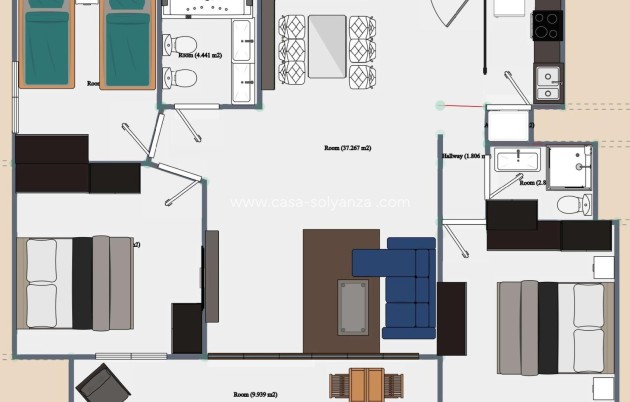 Resale - Apartment / flat - Torrevieja - Los Frutales
