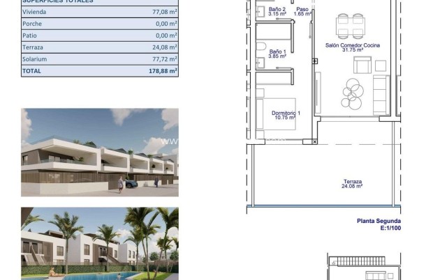 New Build - Apartment / flat - Pilar de la Horadada - pueblo