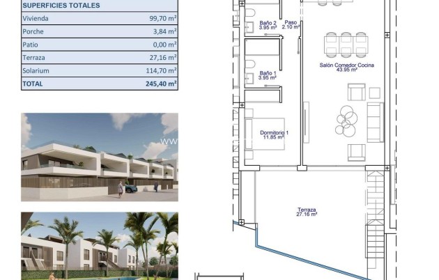 New Build - Bungalow - Pilar de la Horadada - pueblo