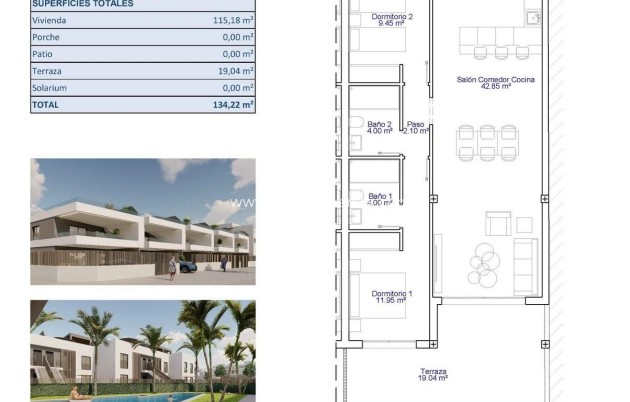 New Build - Apartment / flat - Pilar de la Horadada - pueblo