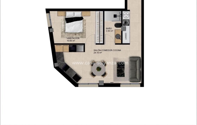 New Build - Apartment / flat - Catral - pueblo
