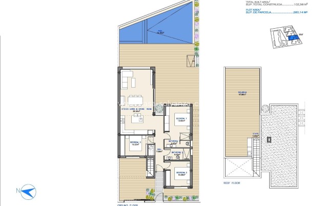 Obra nueva - Villa - Los Alcázares - Serena Golf