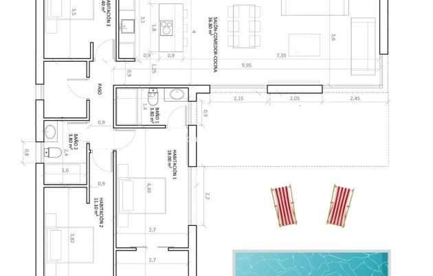 Nieuwbouw Woningen - Villa - Hondón de las Nieves - Urbaniz La Montañosa