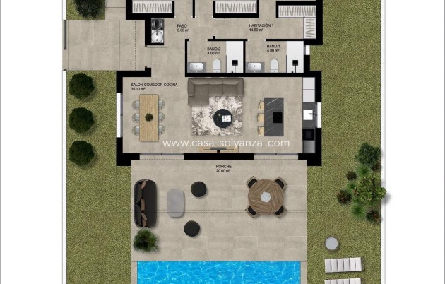 Nieuwbouw Woningen - Villa - Hondón de las Nieves - Urbaniz La Montañosa