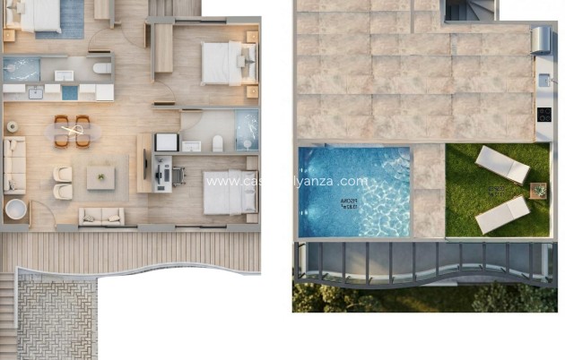 Nieuwbouw Woningen - Bungalow - Pilar de la Horadada - parques de Andromeda