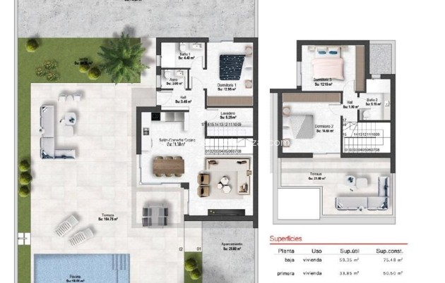 Nieuwbouw Woningen - Villa - Banos y Mendigo - Altaona Golf
