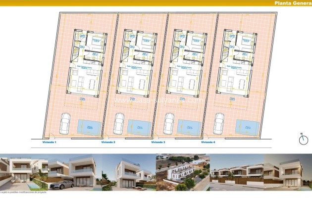 Nieuwbouw Woningen - Villa - Pilar de la Horadada - pueblo