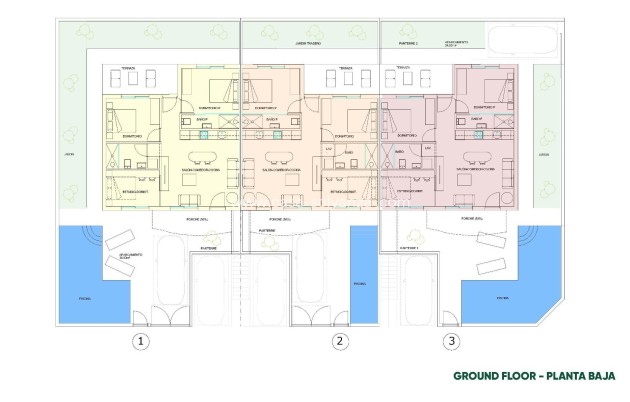 Nieuwbouw Woningen - Bungalow - Pilar de la Horadada - parques de Andromeda