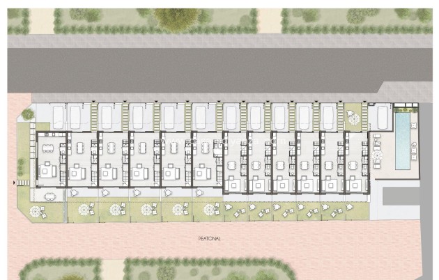 Nieuwbouw Woningen - Herenhuis - Pilar de la Horadada - pueblo