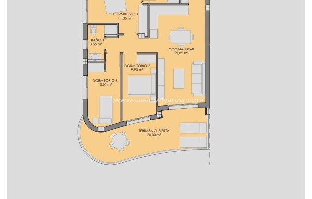 Neue Gebäude - Wohnung - Los Alcázares - Serena Golf