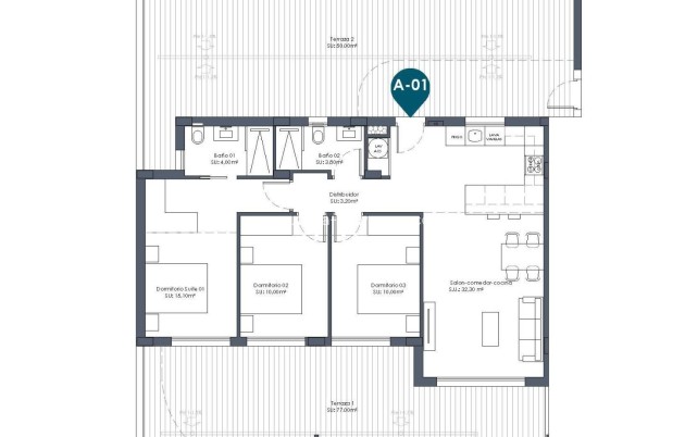 Nieuwbouw Woningen - Appartement / flat - Los Alcázares - Serena Golf