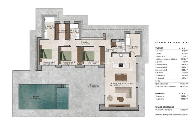 Nieuwbouw Woningen - Villa - Pinoso - Lel