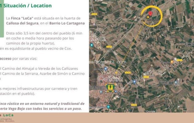 Resale - Country Property/Finca - Callosa de Segura - Inland