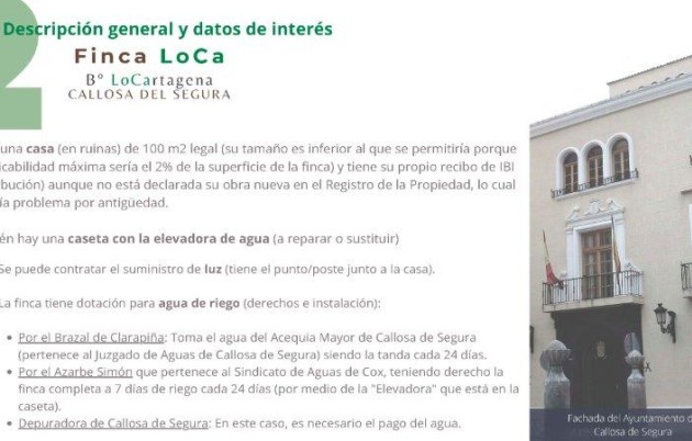 Resale - Country Property/Finca - Callosa de Segura - Inland