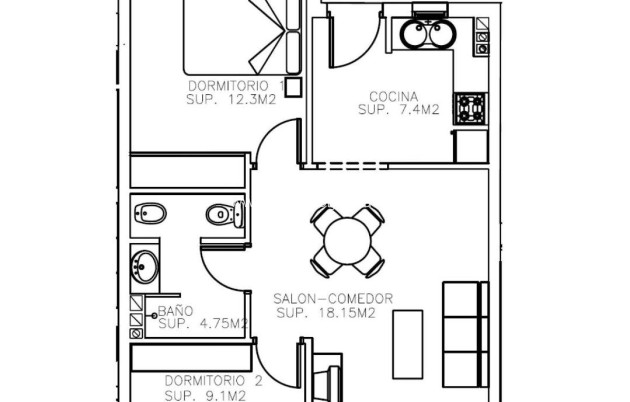 Obra nueva - Apartamento / piso - Aguilas - Collados