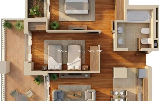 New Build - Apartment / flat - Vera - Puerto del Rey
