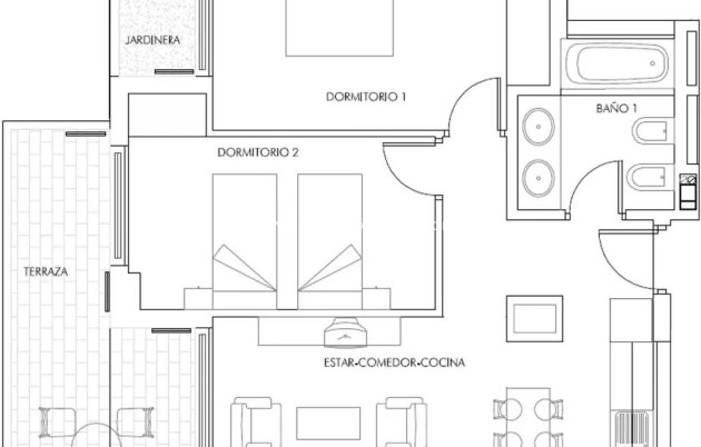 New Build - Apartment / flat - Vera - Puerto del Rey