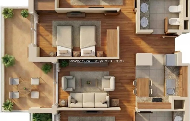 New Build - Apartment / flat - Vera - Puerto del Rey