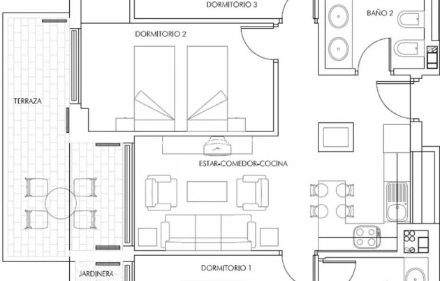 New Build - Apartment / flat - Vera - Puerto del Rey