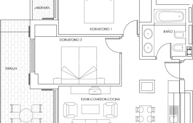 New Build - Apartment / flat - Vera - Puerto del Rey