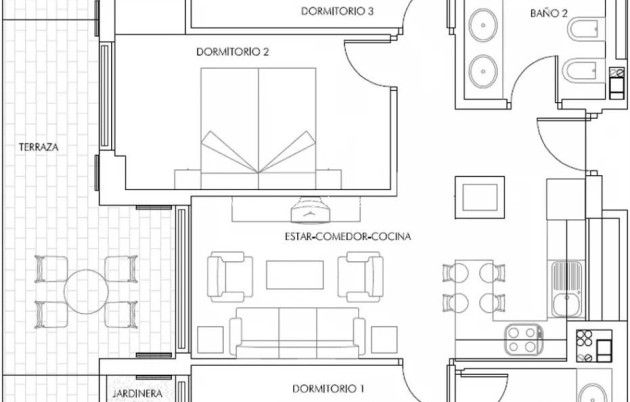 Neue Gebäude - Wohnung - Vera - Puerto del Rey