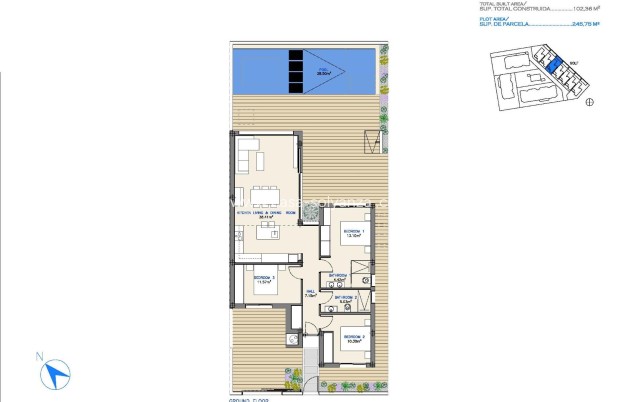 Nieuwbouw Woningen - Villa - Los Alcázares - Serena Golf