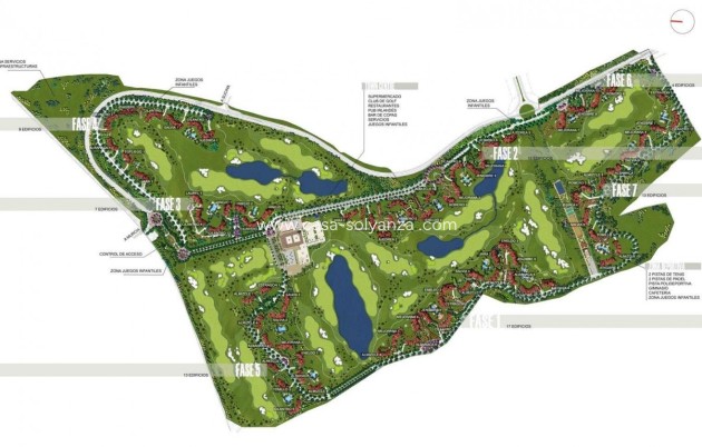 Resale - Apartment / flat - Hacienda Riquelme Golf Resort - Inland