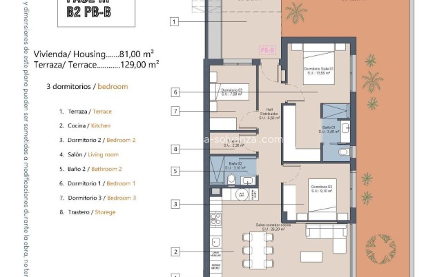 New Build - Bungalow - Los Alcázares - La Serena Golf