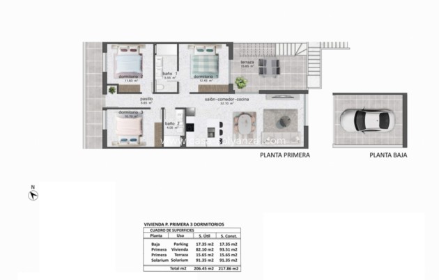 Resale - Apartment - Top Floor - Pilar de la Horadada