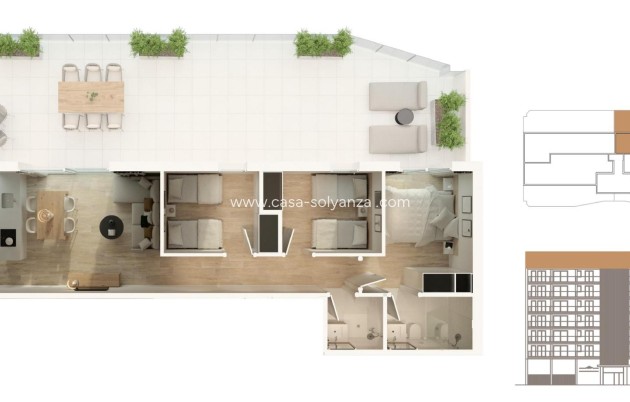 Nieuwbouw Woningen - Appartement / flat - Moncofa - Playa de Moncofa