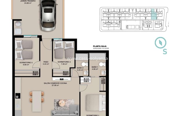 Nieuwbouw Woningen - Bungalow - Pilar de la Horadada - Torre de Horadada