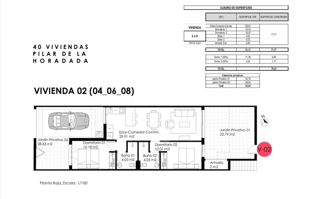 Nieuwbouw Woningen - Bungalow - Pilar de la Horadada - pueblo