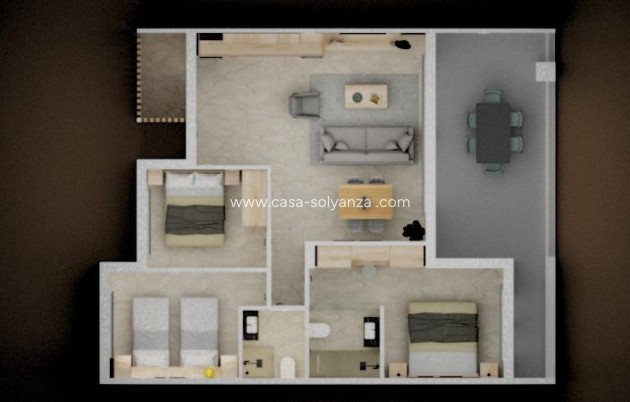 Nieuwbouw Woningen - Bungalow - Pilar de la Horadada - Playa de las Higuericas