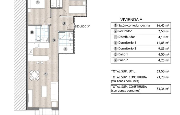 Obra nueva - Apartamento / piso - Puerto de Mazarron - Playa del Puerto