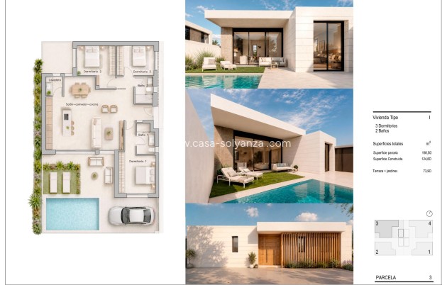Obra nueva - Villa - Pilar de la Horadada - pueblo