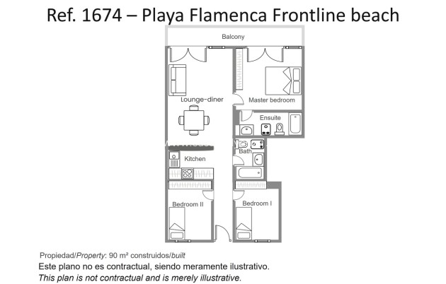 Herverkoop - Appartement / flat - Orihuela Costa - Playa Flamenca