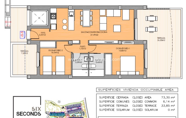 Resale - Apartment / flat - Orihuela Costa - Playa Flamenca